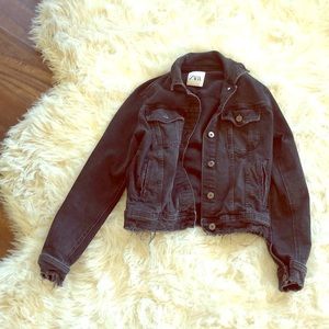 Zara oversized jean jacket in excellent condition